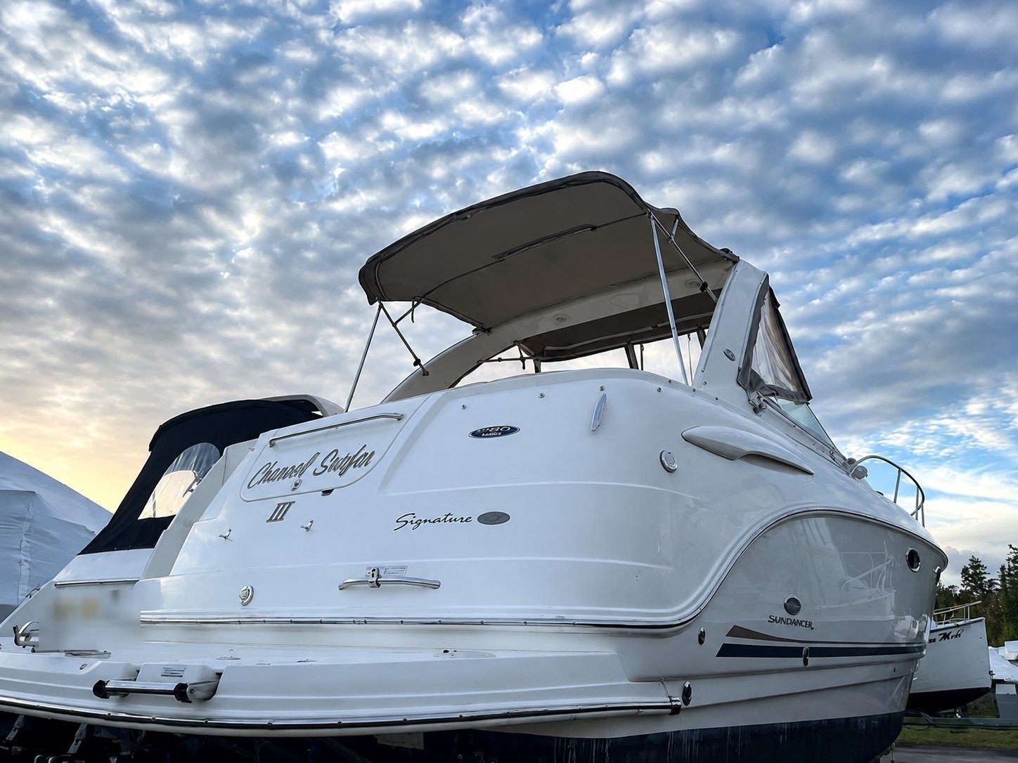 Chaparral 310 stern