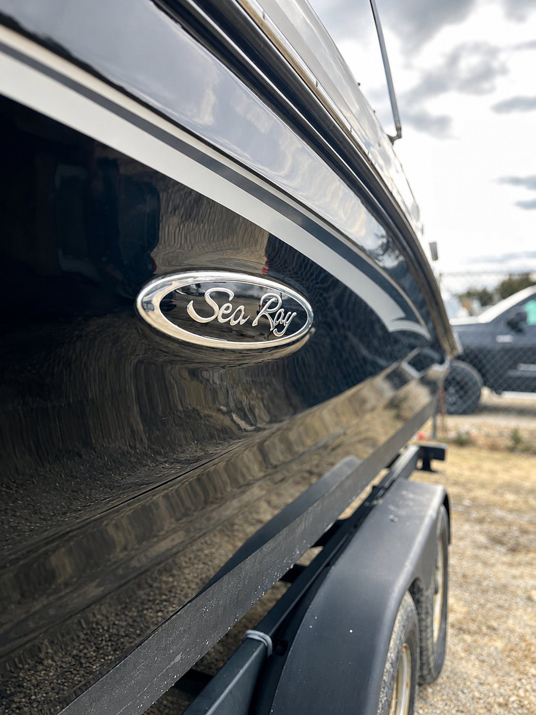 Sea Ray badge detail